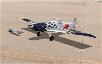 Image of airplane model in SeligSIM